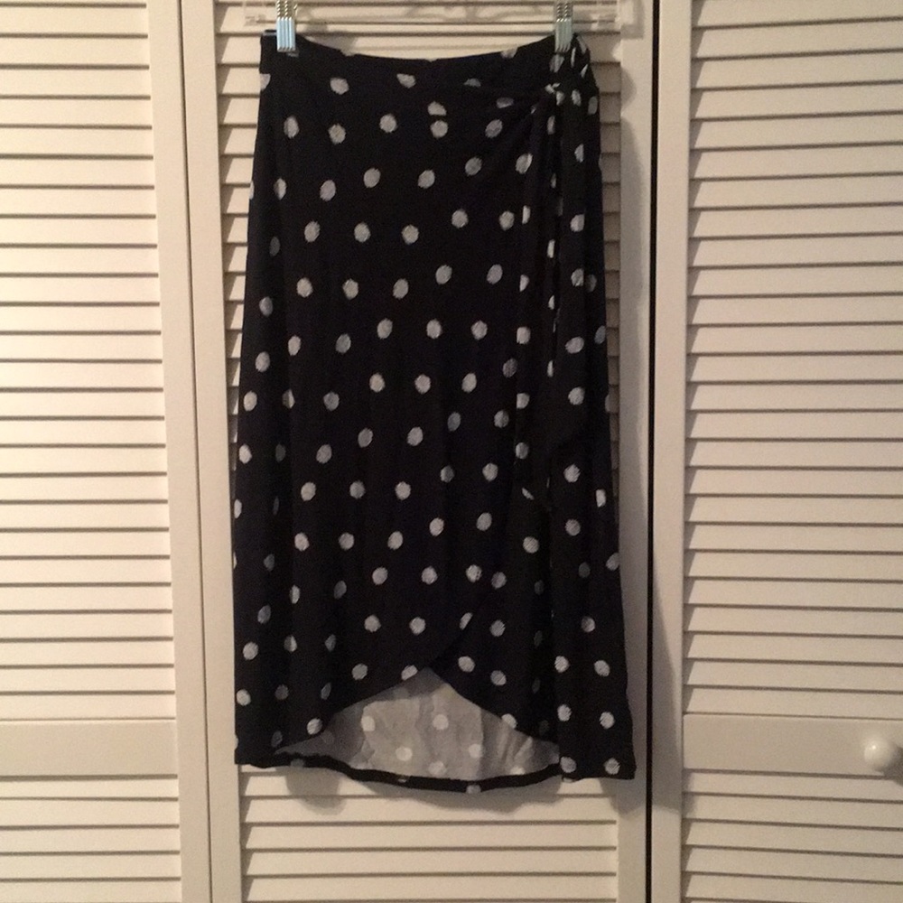 Mock wrap skirt